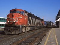 A cloudless November day at Georgetown Station sees CN 5544 and 5354 on the point of 339.... Good times. 