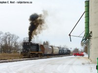 I'm still amazed how much material I came away with from my December 2013 chase of this line, I only did it once, and it was a <a href=http://www.railpictures.ca/?attachment_id=13027 target=_blank>fruitful(1)</a><a href=http://www.railpictures.ca/?attachment_id=12433 target=_blank> outing (2)</a>. Pictured the boys are trying to figure out where to park for a coffee and are accelerating with the dirty-running ex CP 1842 to place their train and tie it down. While the crew had their coffee break the  <a href=http://www.railpictures.ca/?attachment_id=22342 target=_blank>Sun came out</a> to my delight. I'd  <a href=http://www.railpictures.ca/?attachment_id=41951 target=_blank>repeat this feat</a> with OSR. The last OSR train on <a href=http://www.railpictures.ca/?attachment_id=43993 target_blank>April 30 2020</a> was called the last train ever by a few folks, but never say never until the line's ripped out! Guess what... <a href=http://www.railpictures.ca/?attachment_id=47471 target=_blank>Trillium (now GIO Rail) is back!</a>. The third operator in nearly 10 years. Don't forget that CN and Cando operate on the the west end of the line! :)