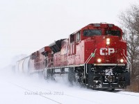 There is nothing better than snow to show motion.....254 accelerates out of Galt after meeting another treat....a 147. Trains in daylight...and snow on the Galt. Things are pretty good.