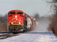 Is there anything better for photography than sun and snow? And a big thanks to CN for putting 4 units on the head end.