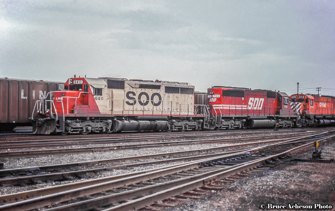 Power for the rock train moving about Aberdeen Yard.