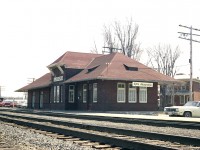 Now a VIA station and VIA subdivision, the old brick structure in 1994 became a Designated Heritage Railway station. The building is located on McDougald St in the north part of town. Constructed in 1916-1917, it was one of the very few stations to go up in Canada during the First World War. 