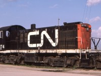 CN 8174 is in Toronto on August 9, 1986.
