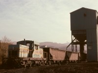 Before the development of the Sparwood-area coal mines in southeastern BC, much export coal came from Coleman Collieries in Alberta, which utilized a Canadian Locomotive Company 44-ton diesel-torque-converter unit ex-CP 13 as their DL-10 for switching empty cross-hoppers to the loadout tipple and assembling trains for westward movement to Port Moody.  Unit trains of rotary-dumped bathtub cars are so much more efficient.