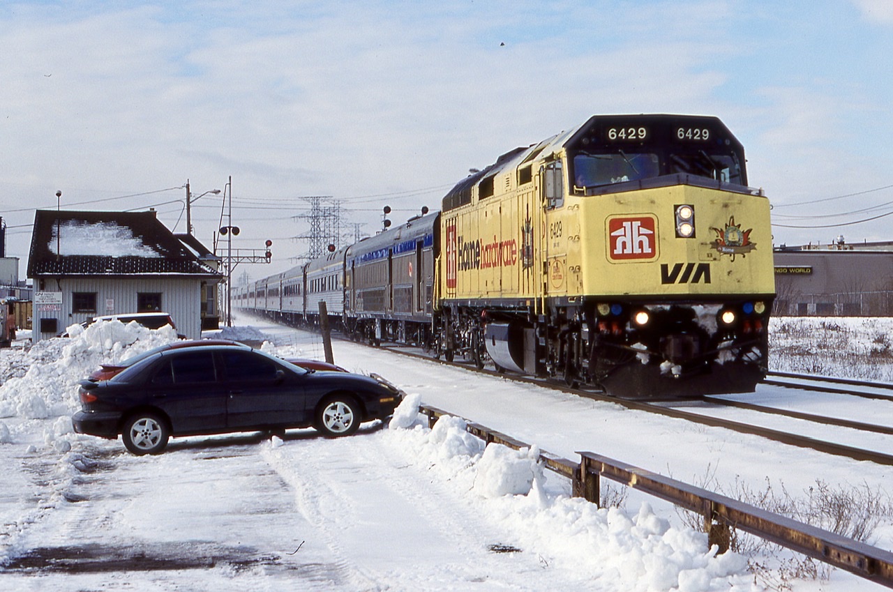 The once well known railfan spot at Burlington West. I would often wait here till VIA 70 passed by before heading west. The Home Hardware wrap was a personal favourite of mine so I was glad to get it a few times before the unit got a new wrap. VIA 70 was usually a decent train back then especially on a Saturday when it would often deadhead any extra train sets in Windsor or London.