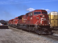 CP 234 prepares to work Galt as it passes the old station which has had many many photos taken of it and from it over the years.  Up front is SD90/43MAC 9158, I remember being a tad annoyed it wasn't one digit higher (the United Way unit) but time has more than healed that wound. 