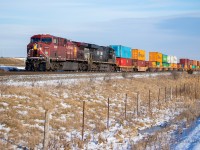 CP 118 rounds the bend as it crawls into Toronto yard with one of the nicest looking AC44s on CPs roster and a decent looking NS 7675 along for the ride. CP 9829 has the classic AC44 "red & white" reflective stripes and a beaver logo that has been well maintained over the years. CP 118 would not leave the yard for multiple hours as CP 100 and CP 113 were also in the yard needing to work. 