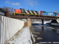The Steel City's grittiness rusts away in Hamilton with Iron Oxide red everywhere. Steel bridges. Scrap steel. Steel fencing. Ever wonder why this bridge at Birch Ave is so wide? To the left is where the Hamilton Radial Electric Railway  (HRER) passed under and there are still insulators under the bridge today. You can see on google maps how the right of way is largely intact all the way to Wilson/Stinton.  <a href=http://www.trainweb.org/hamtransithist/images/hrer15.jpg target=_blank>Here's a picture of their trains on that right of way</a>. For more visit this <a href=http://www.trainweb.org/hamtransithist/HRER.html target=_blank> great site</a>