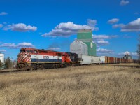Yes, this was taken in 2022!

BCOL 4609 and CN 5381 highball through Mayerthorpe, Alberta with Edmonton to Whitecourt train L 51551 05.  BCOL 4609 was recently returned to service, after spending the winter in Long Term Storage in Winnipeg.  One can hope that we will see a few more Dash 8s pressed into service this summer.