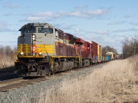 CP 237 heads towards Concession 6 in Waterdown behind CP 7018.  On a day that was mostly cloudy we lucked out with some late day sun.