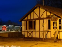 CN 1501 sits for the night in Guelph, Ontario by what was formerly known as Knight Lumber. I was able to shoot this thing being delivered to CN as <a href=http://www.railpictures.ca/?attachment_id=12219 target=_blank>15106</a> but before this it was VIA 6108, then CN 6108, then CN D-108. We don't have any shots of this on the site that I can find in it's VIA or CN life - anyone have some? :) Cheers.