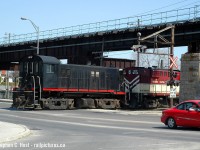A rare chase by me in my early days of photography had me following a light power move from the north end of town to the south and I cut off my chase here. It wasn't easy to get half decent lighting on the north side of this bridge as most OSR jobs were northbound in the morning and south in the afternoon. Alas, I did get a couple here and there :) Easy when I live in town. While this bridge girders has recently been replaced, it looks largely the same.. 

