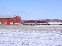 Departing Belmont after making their lift, the high hoods head for St. Thomas.