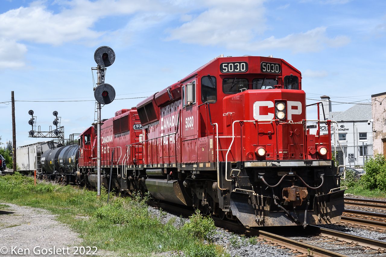 CPR local H55 returns to Sudbury from Levack.