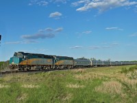 VIA #1 makes it's way through Uncas on it's way into Edmonton