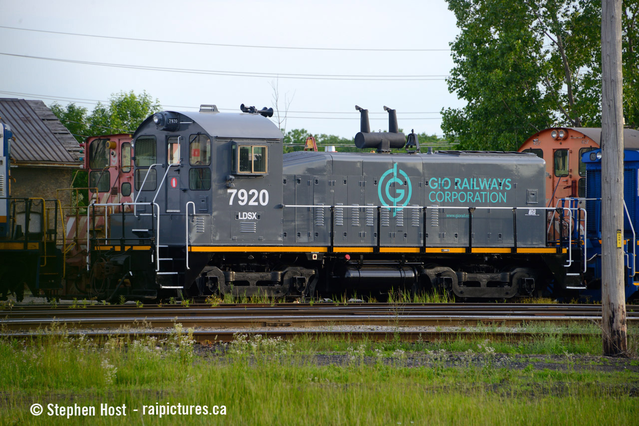 Basking in new paint, LDSX 7290 (nee Esso/CN 7290) waits to be picked up and sent to their next assignment. Wondering what it used to look like? Check This Jay Butler shot out.