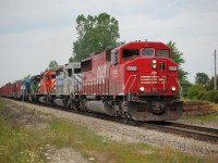 CP 254 with SOO 6059 Departing Welland on route for Buffalo.