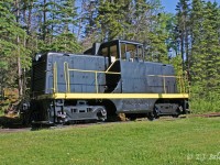 A GE 44 tonner built in 1947 that spent a career first with CN then Bowater paper is now on display at
the Musquodoboit Harbour Railway Museum & Tourist Bureau.