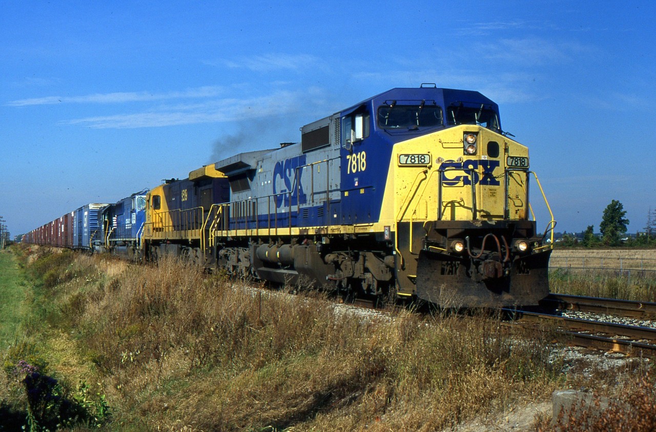 NS 328 with colorful lashup through St. Catharines.