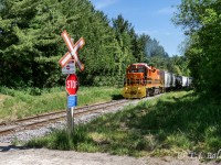 Northbound GEXR 583 at Midway Lane near Moffat, ON.