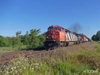 Westbound at the 15th Sideroad in Halton Hills.