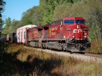 CP 254-13 with CP AC4400CW 9775 and CP AC4400CW 9783 going through Fenwick bound for Welland on a Fall afternoon in 2010.
