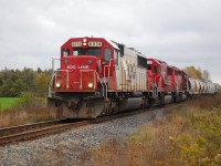 CP 427 leads with SOO SD60 6034 through Stvensville on the CN Stamford Sub between Fort Erie and Robbins bound for the CP Hamilton Sub at Robbins