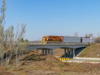 Southbound 582 crosses the Hanlon Expressway in Guelph, ON.