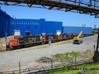 Three matching GP9's working Stelco in 2022? Pinch me. Why? I'm seeing <a href=http://www.railpictures.ca/?attachment_id=49522 target=_blank>Deja Vu</a>. 