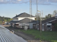 It's 06:59 as VIA #1 departs Nakina, ON on June 2, 2022. I was up at 05:00 this morning to catch a view of some of the locations I worked at back in the late 1960's through the 1990's on the 'west end'. Other than the yard being gone, Nakina looks about the same as it did back then. Plenty of equipment around for the always ongoing track maintenance work. As seen from the dome of VIA 8500 Skyline, the Nakina station is holding up much better than the former crew hostile. Great memories riding The Canadian through northern Ontario.