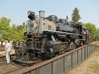 Originally built for the US army CP 2023 is now one of Heritage Parks locomotives.  Seen here on Railway Days giving a demonstration of turntable operation.