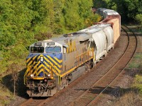 CN 3922 (ex-CREX 1336) rounding the curve at John Ave with 108 cars on A43531 12