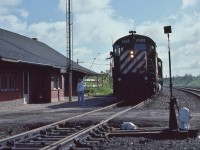 <br>
<br>

At work: RailPic's favourite CP Rail Operator
<br>
<br>
MLW 1969 built M-630 #4558 tops the Campbellville grade.
<br>
<br>
At train order office signal G U,  June 8, 1986 Kodachrome by S.Danko 
<br>
<br>
More G U
   <br>
<br>
     <a href="http://www.railpictures.ca/?attachment_id=  47897">  Van Hoop  </a>
<br>
<br>
sdfourty