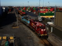 CP G95 has left their cars from Coke in the yard before switching well cars in the Lachine IMS Yard with CP 3108 & CMQ 3817 for power.