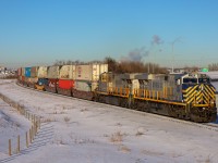 Z 11531 12 highballs through the southend of Edmonton with a pair of former CitiRail units; CN 2788 and CN 3963