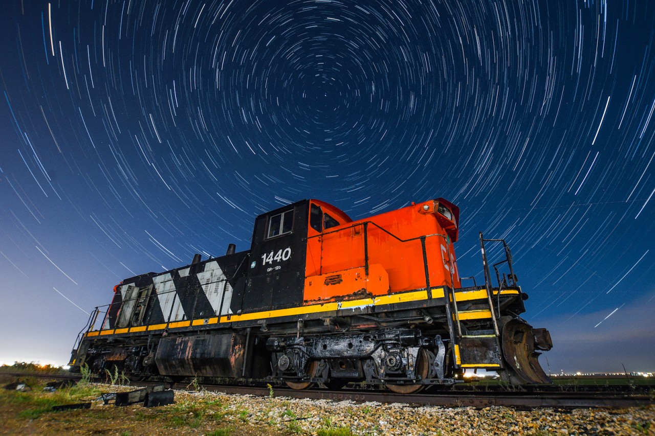 Being too young, without a driver's license, and living in an urban area, my archive of GMD-1s is fairly small. Any remaining opportunity I have to shoot one I take full advantage of, CN 1440 being one of them. In 2020, CN retired and sold off its entire GMD-1 fleet as well as some other locomotives such as a few C40-8 variants and yard power.  CN sold 1440 to SSR (Stewart Southern) who would slowly strip it down for parts to use on their own locomotives and/or sell. Only a few weeks after this photo was taken the unit would be stripped to nothing and scrapped. Although it was disappointing to see it go, the shot I managed is more than enough to keep me happy