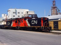 CN 549 switched the old Galer Paper Mill in Thorold in 1998.