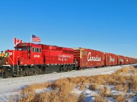 CP's Holiday Train arrives at Scotford yard where it will turn on the wye before heading back west for performance stops at Josephburg and Edmonton.