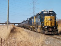 CSX 2799 and CSX 2651 are seen here shoving into Sarnia Yard with 80+ cars they picked up from CN on a pleasant late winter day. This area is often tight with security from the nearby refineries, however during the COVID lockdowns there seemed to be a lack of human activity in the area, making it more comfortable to shoot trains.
