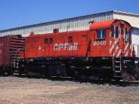 WHRC RS23 8040 sits outside of the shop in 1996.