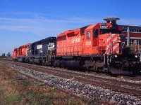 On a nice sunny afternoon, NS 328 came through with a light power move this often happens on Sundays. They still ran with the NW Van in 1996.