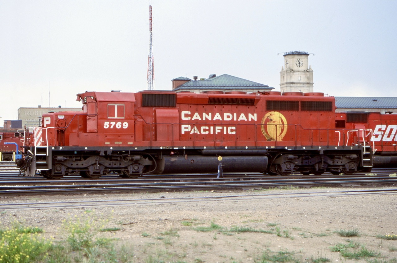 Kind of a follow up to the last image I posted. This is the only SD40-2 “B” unit I ever came across in fresh “ beaver “ paint. Moose Jaw was a great place to visit back then. Curious if any of these B units survived and are roaming somewhere today.