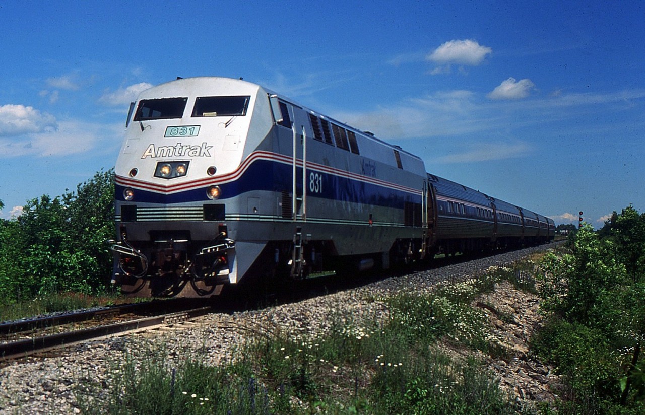 VIA 97 was detoured over the CN Stamford Sub between Clifton and Black Rock due to a work block on the Whirlpool Bridge that weekend.