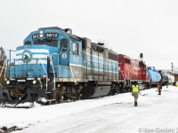 The Dorion Turn arrives at Dorion yard to run around its train and head back to Montreal.