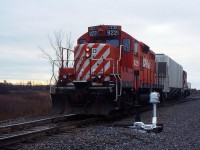 Job 1 with CP 8221 leading at Southern Yard to drop off one car for CN and then pick up their cars and return back to Welland.
