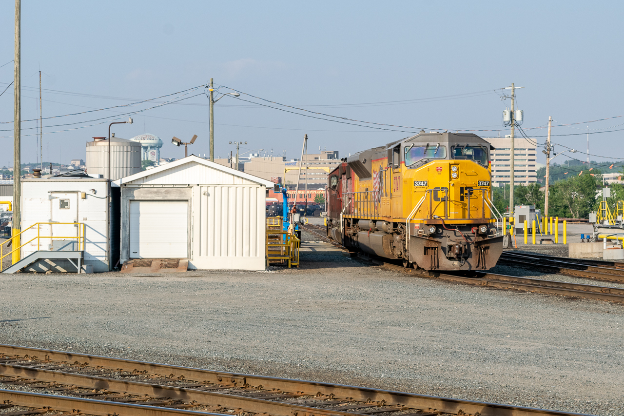 I wasn't the only person to shoot CP 3747 at the fuel pad in Sudbury yesterday, though I wish I had my camera when I drove by earlier in the day, when there were three SD40-2s coupled behind it in the same spot. By the evening, only 6028 remained.