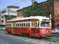 TTC 4359 is in Toronto on July 30, 1987.
