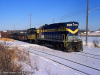PCHR 6101 heads southbound on the Thorold Spur approaching Dock St. in Thorold.