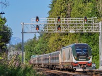 On July 13, 2023, shortly after RMR 609 passed, it was around Amtrak Cascades 519 to pass on CN's New Westminster Subdivision, heading for Seattle.