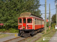 Leg-In-Boot. British Columbia Electric Railway 1207 (BCER, 1905) was operating on the Vancouver Downtown Historic Railway in Vancouver, British Columbia on the afternoon of August 30, 2008. The car and cousin BCER 1231 were used during the warmer months on this line, owned by the City of Vancouver, as a historic operation between Granville Island and Leg-In-Boot Stations from 1998-2011. Interurban service in British Columbia ended in 1958. Ahead of hosting the Winter Olympics in 2010, service was suspended and the line was rebuilt to demonstrate operation of a pair of modern 5-section Bombardier Flexity Streetcars during the event to the Olympic Village, but were returned to the company without a purchase. The historic cars briefly returned in 2011, but ultimately the city shut down the line and the cars were transferred to the Fraser Valley Heritage Railway Society in Surrey, British Columbia in 2016, where both survive today.

